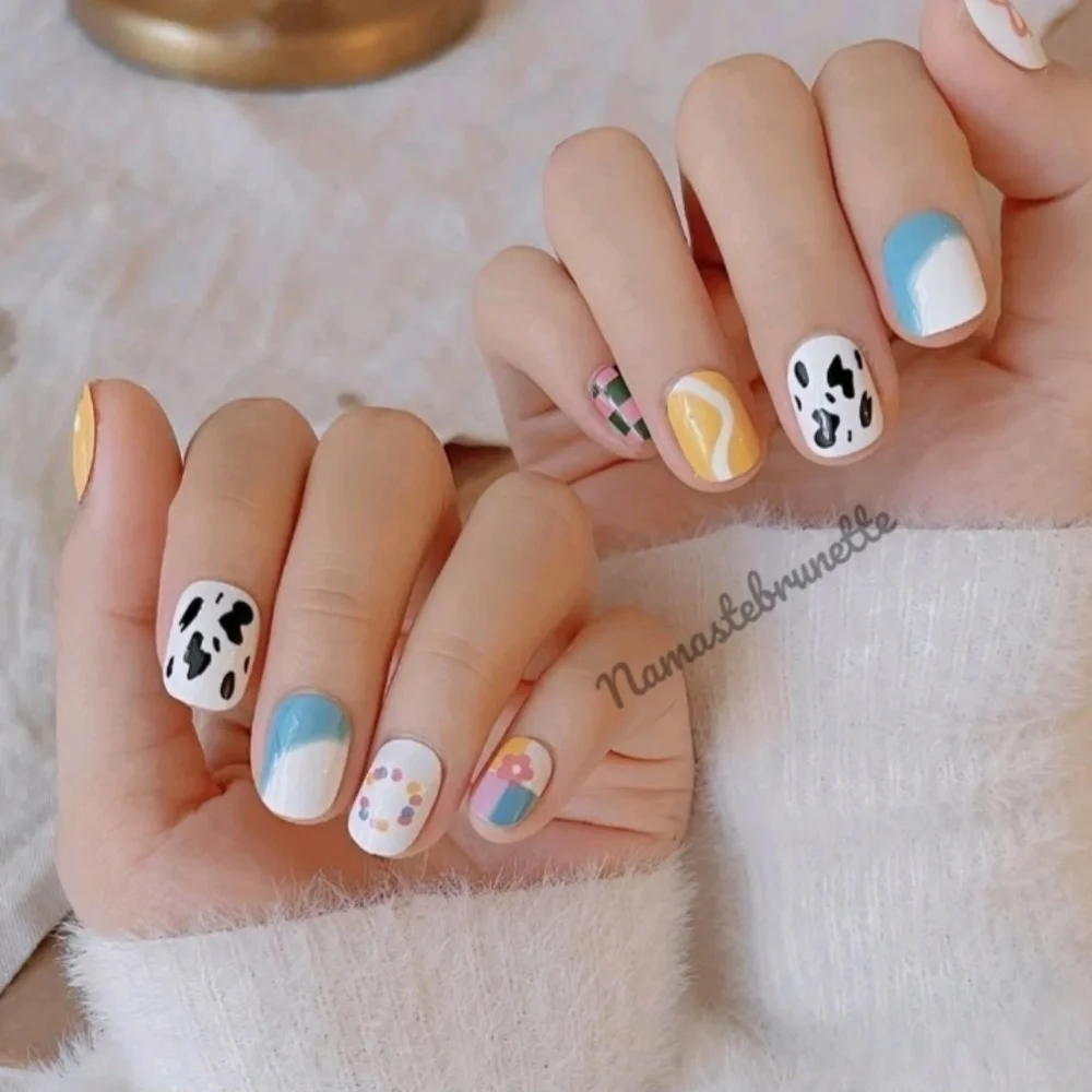 2/$16 Floral Butterfly Press On Nails